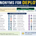 synonyms for deploy