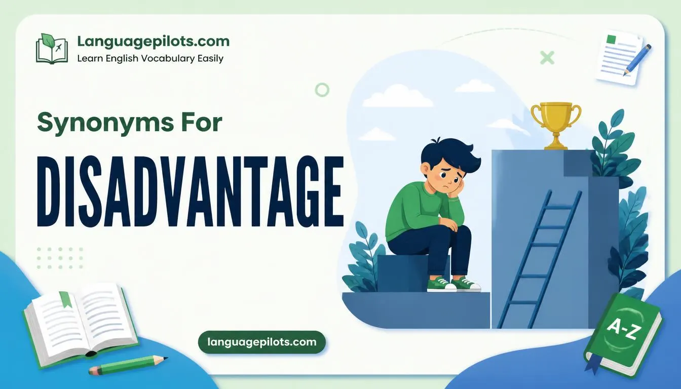 synonyms for disadvantage
