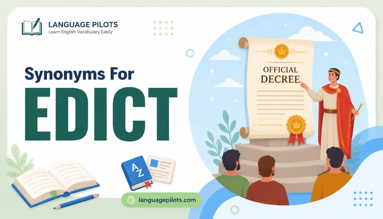 synonyms for edict