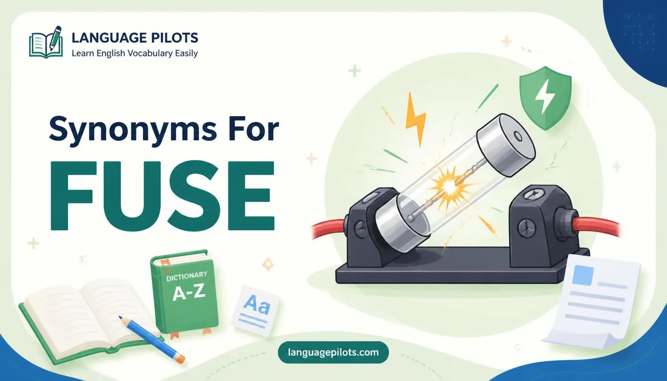 synonyms for fuse