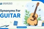 synonyms for guitar