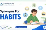synonyms for habits