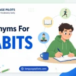 synonyms for habits