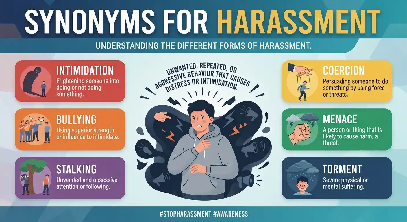 synonyms-for-harassment