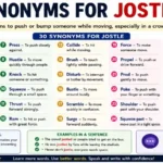 synonyms for jostle