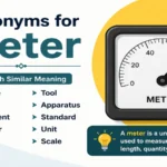 Synonyms for Meter