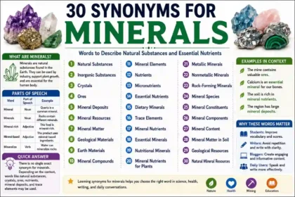 synonyms for minerals