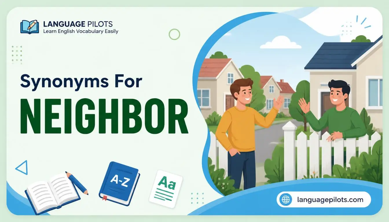 synonyms for neighbor