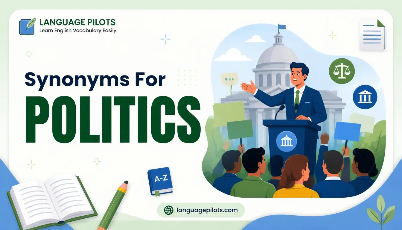 Synonyms for Politics: