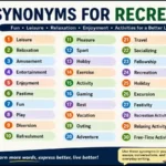 synonyms-for-recreation