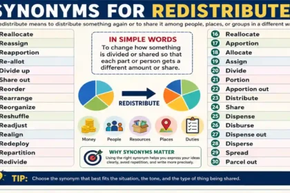 synonyms-for-redistribute