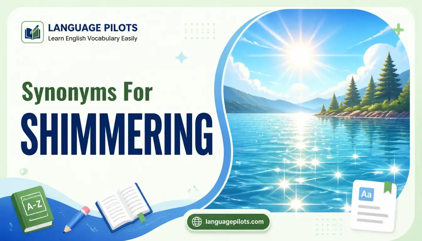 synonyms for shimmering