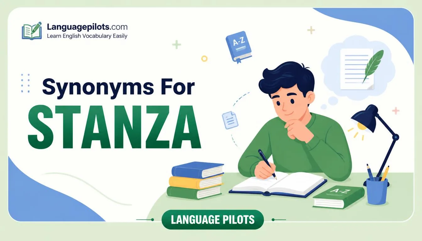 synonyms for stanza