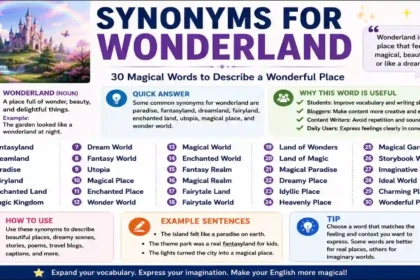 synonyms-for-wonderland