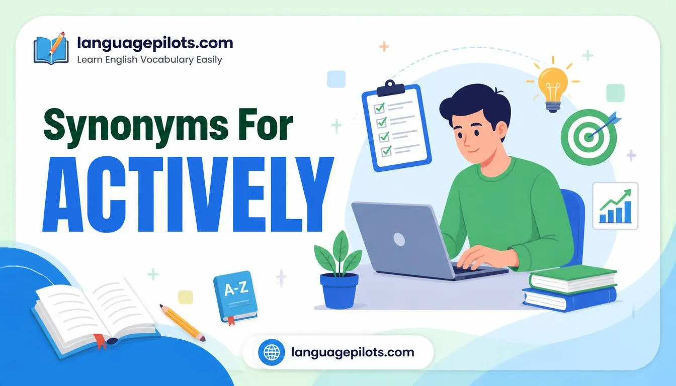 synonyms for actively