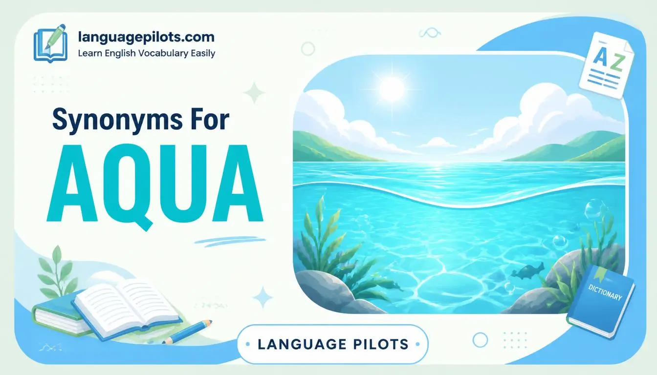 synonyms for aqua
