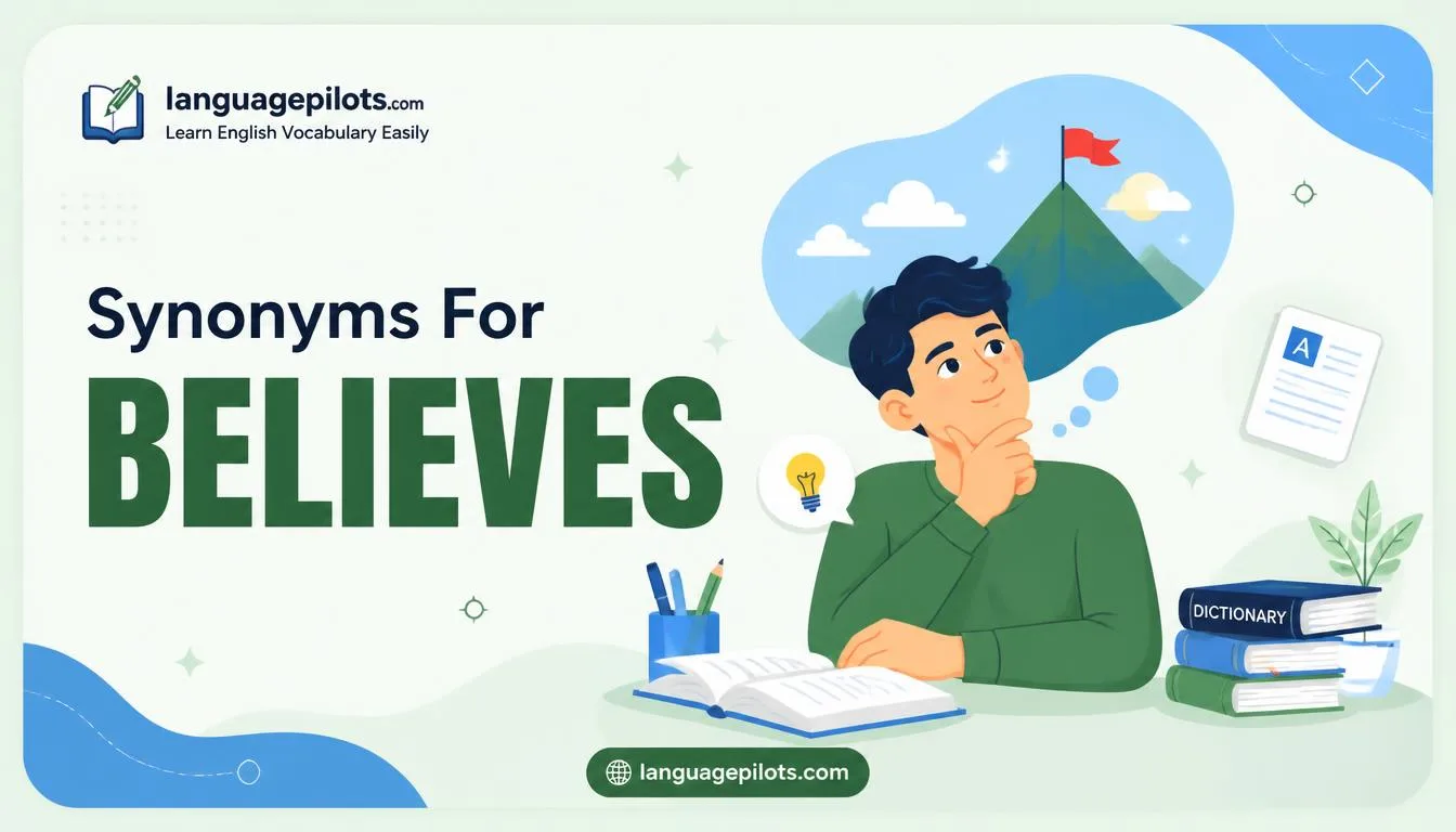 synonyms for believes