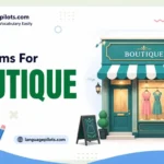 Synonyms for Boutique
