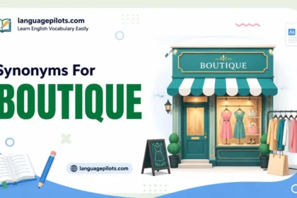 Synonyms for Boutique