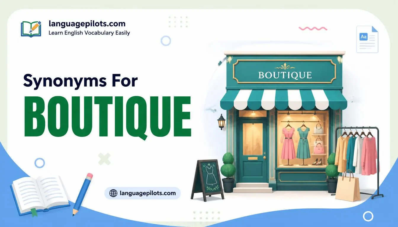 Synonyms for Boutique