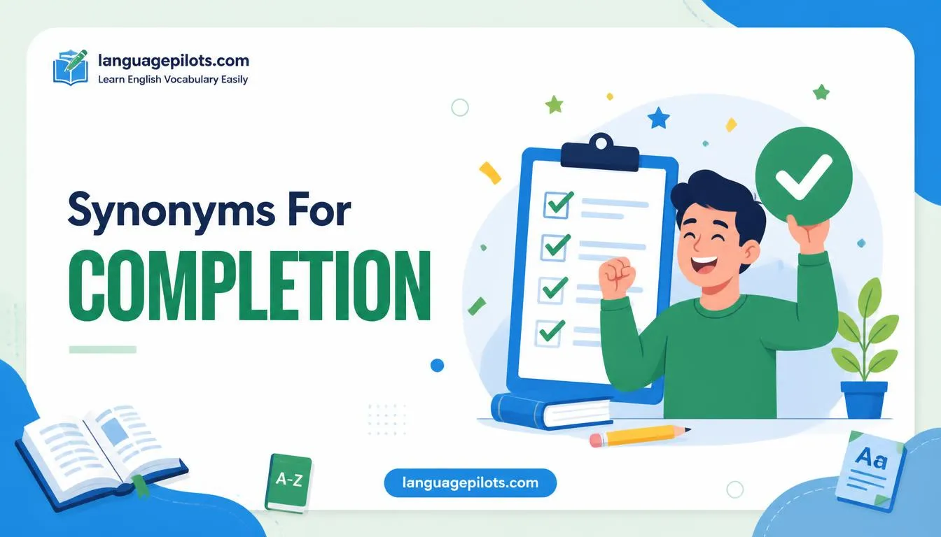 synonyms for completion