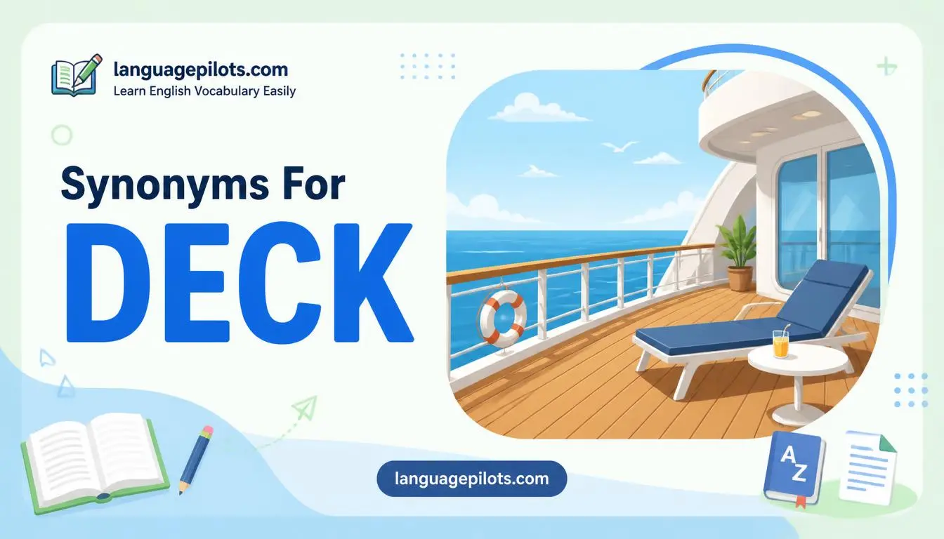 synonyms for deck