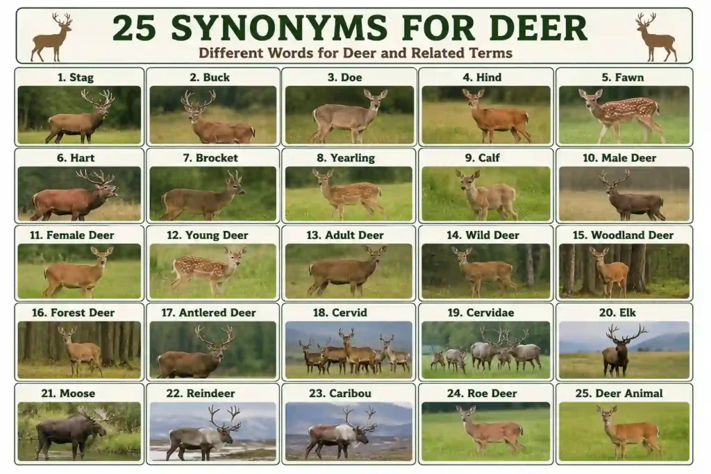 synonyms for deer