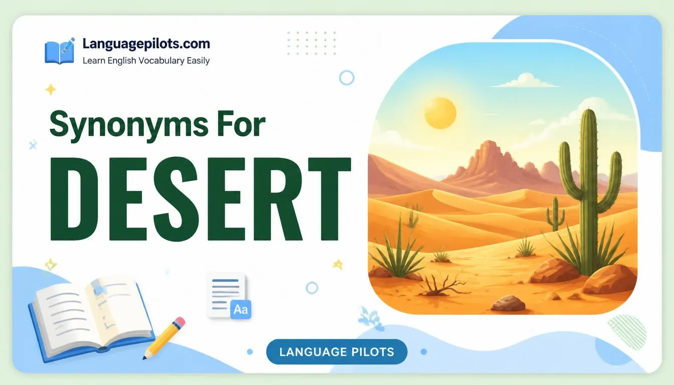 synonyms for desert