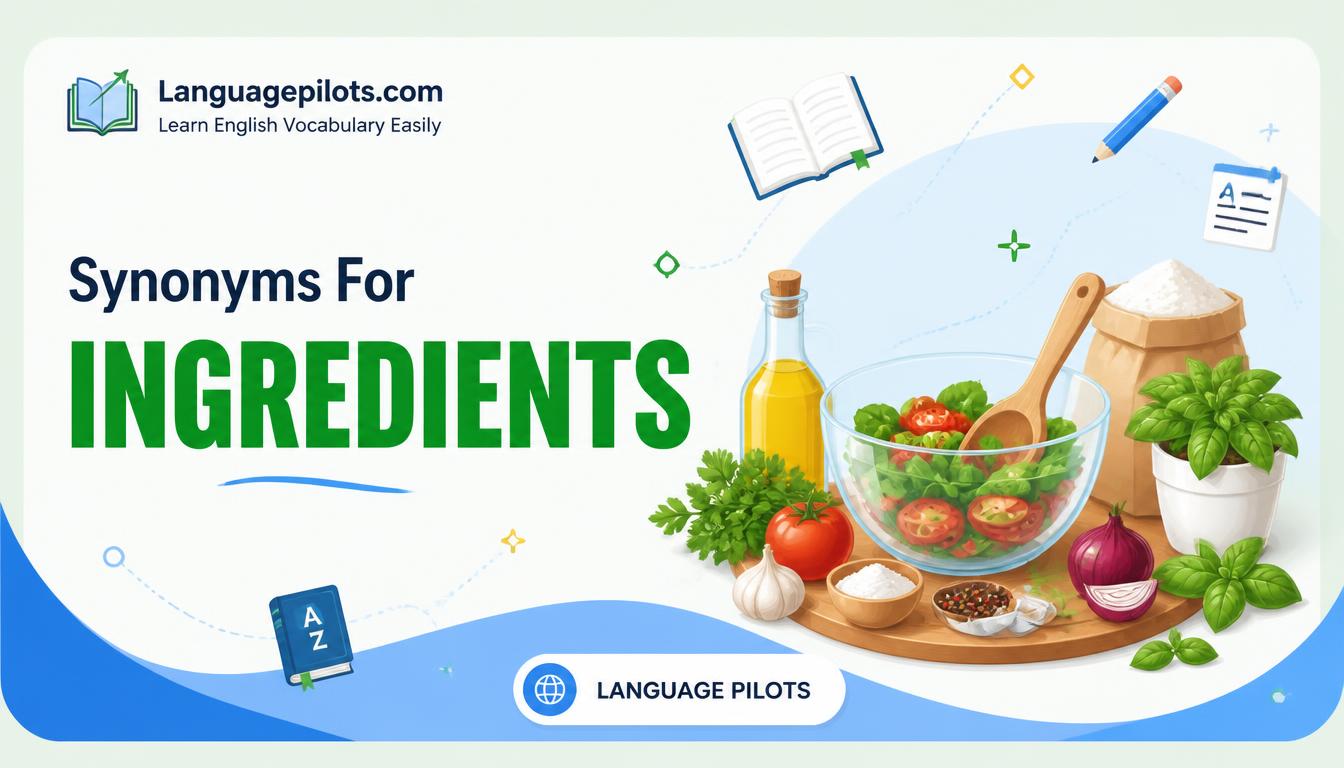 synonyms for ingredients