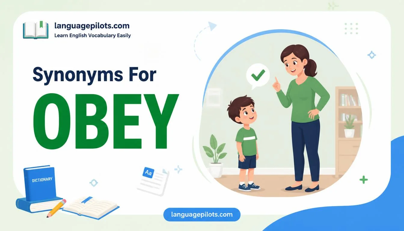 Synonyms for Obey