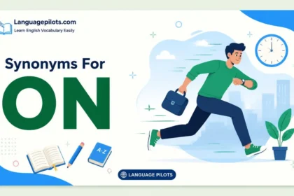 synonyms for on