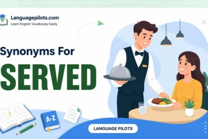 synonyms for served