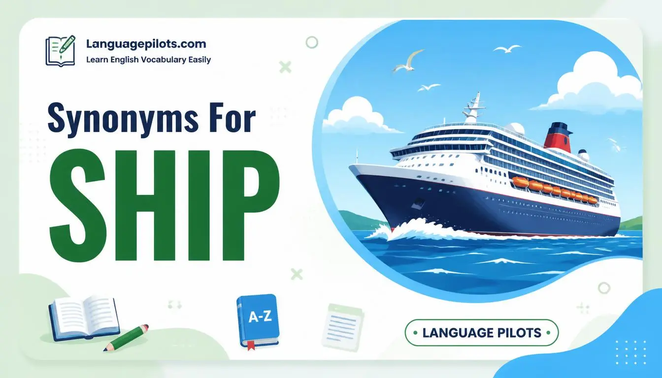 synonyms for ship