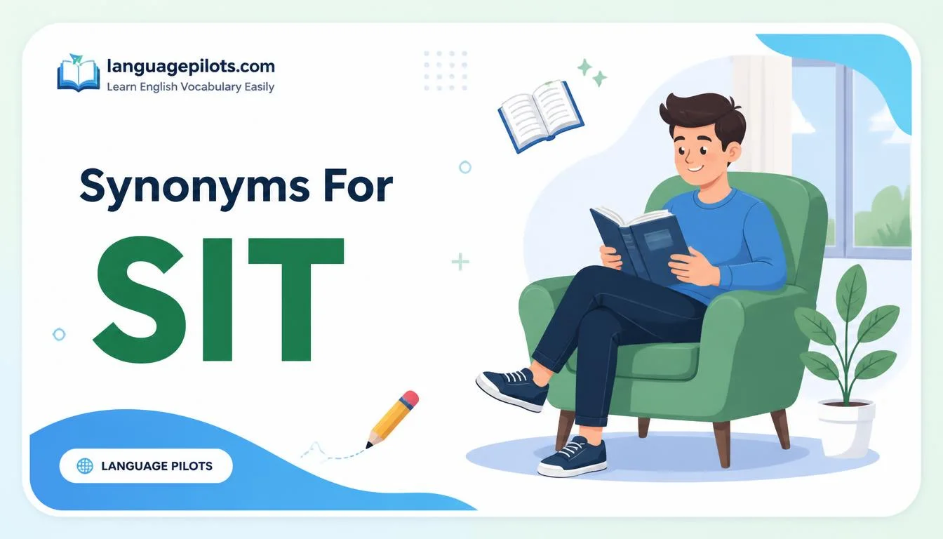 synonyms for sit