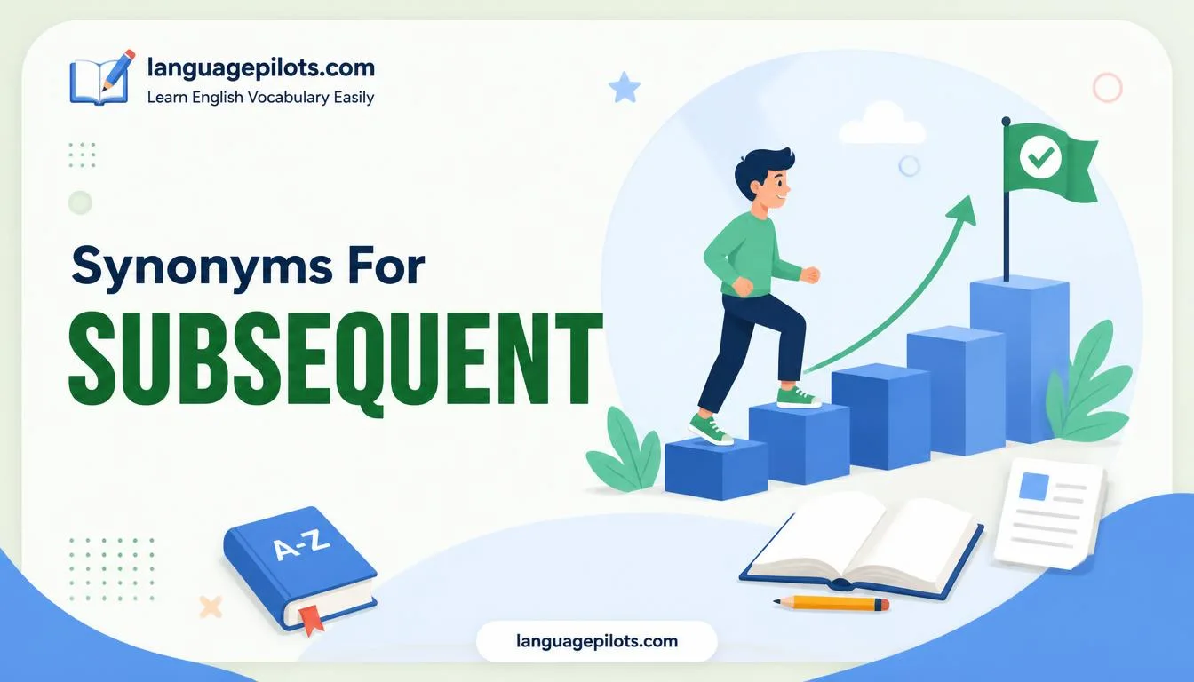 synonyms for subsequent