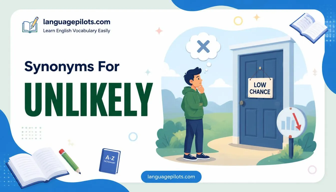 synonyms for unlikely