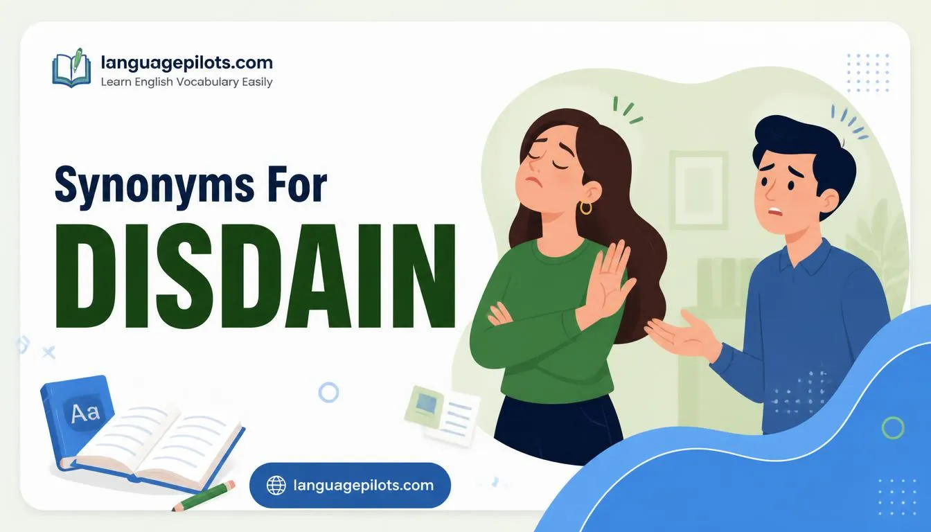 synonyms for disdain