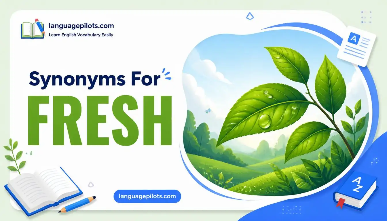 synonyms for fresh