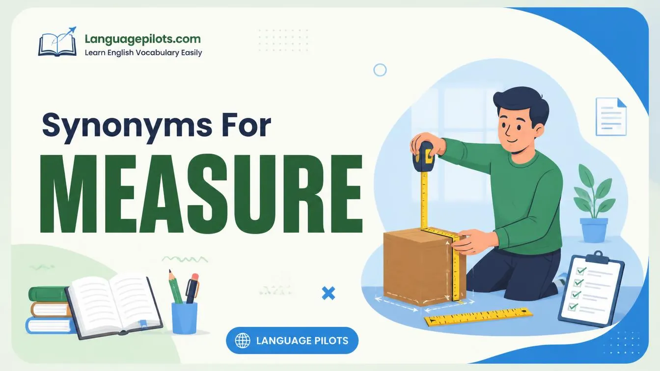 Synonyms for measure