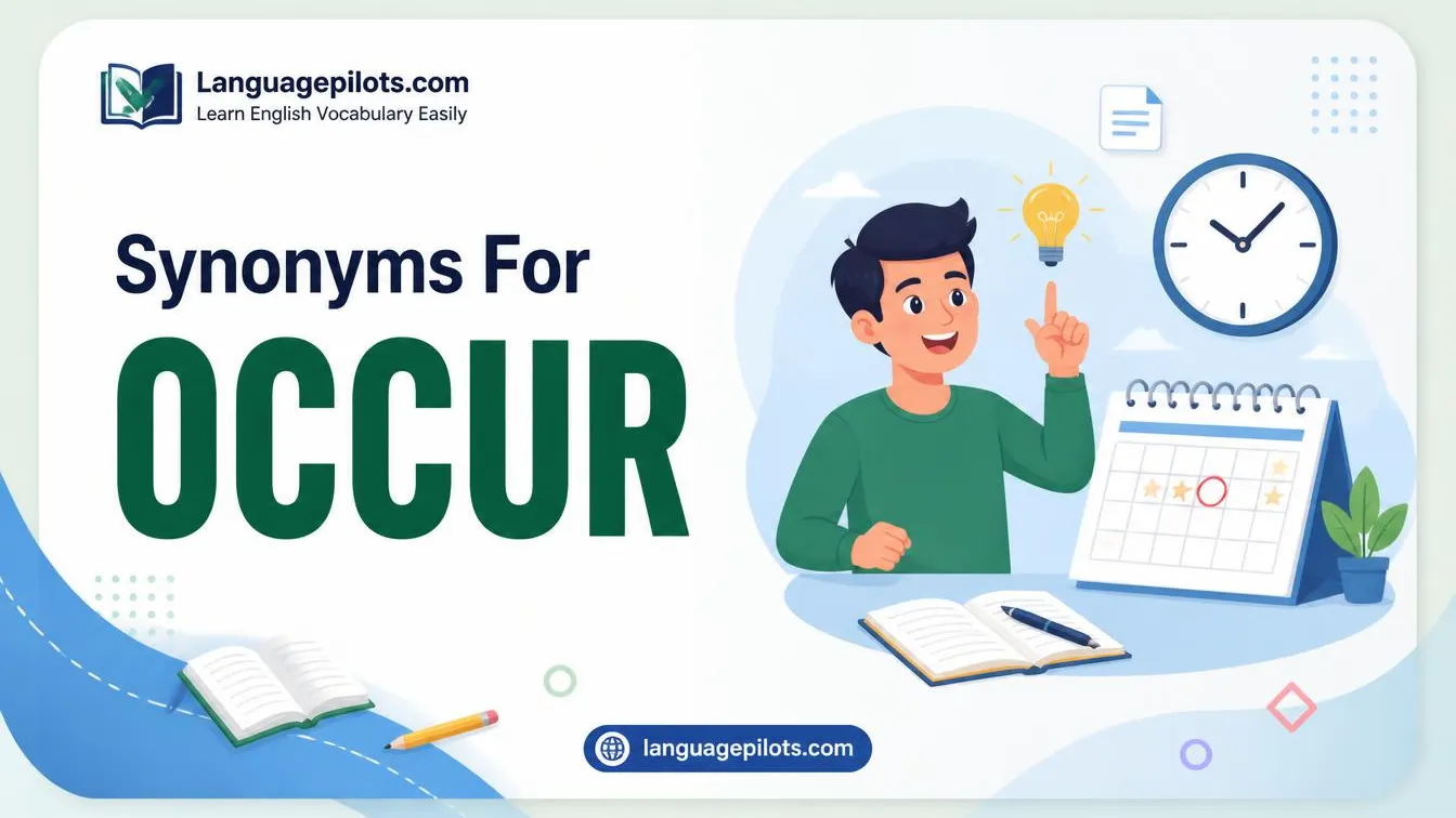 Synonyms for Occur