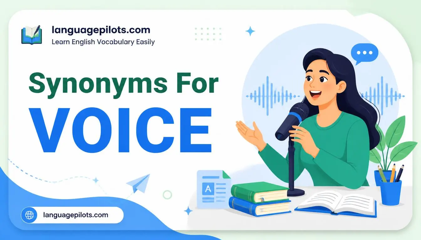 25 Synonyms for Voice: Meaning, Examples, and Usage