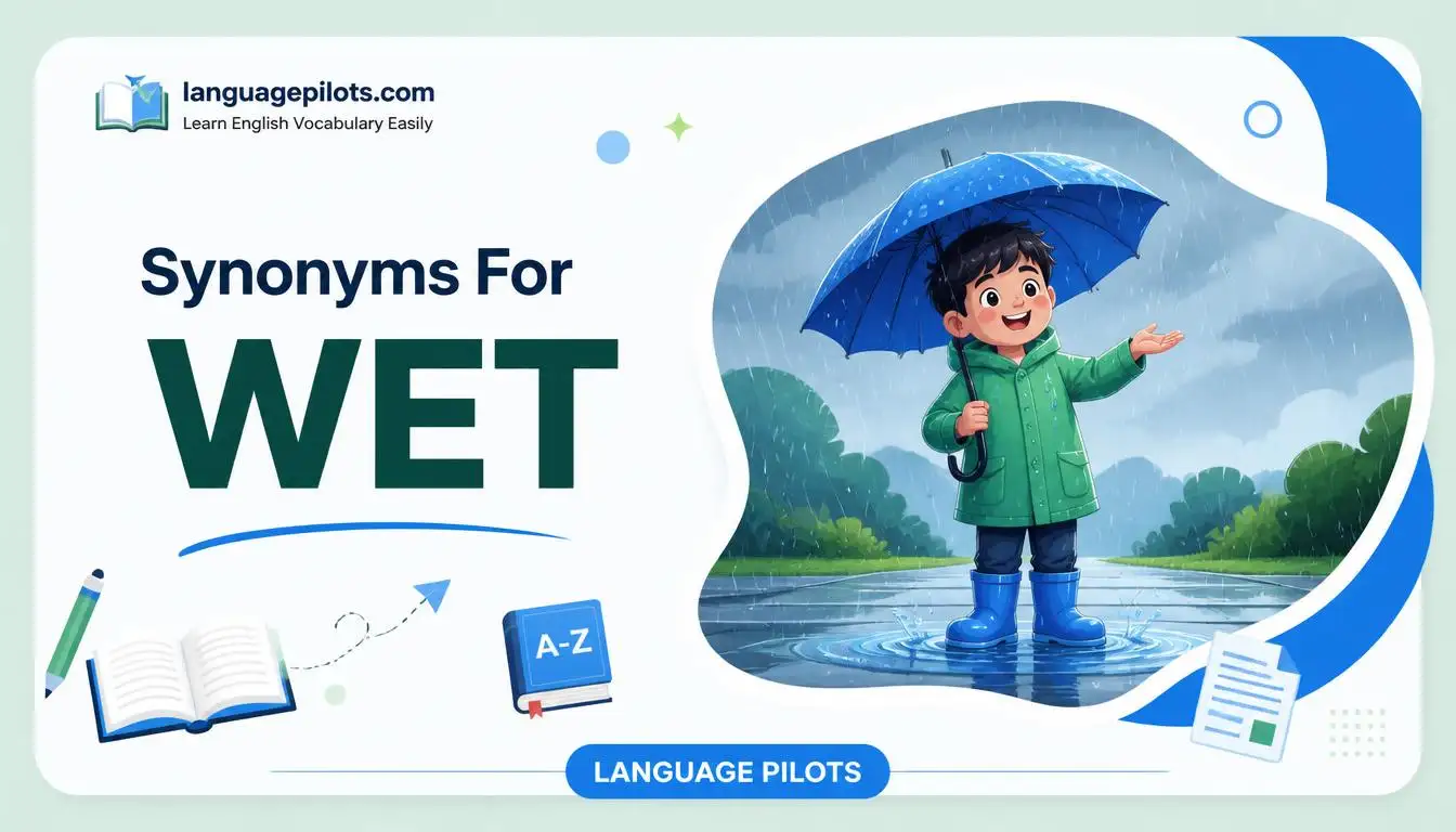 synonyms for wet